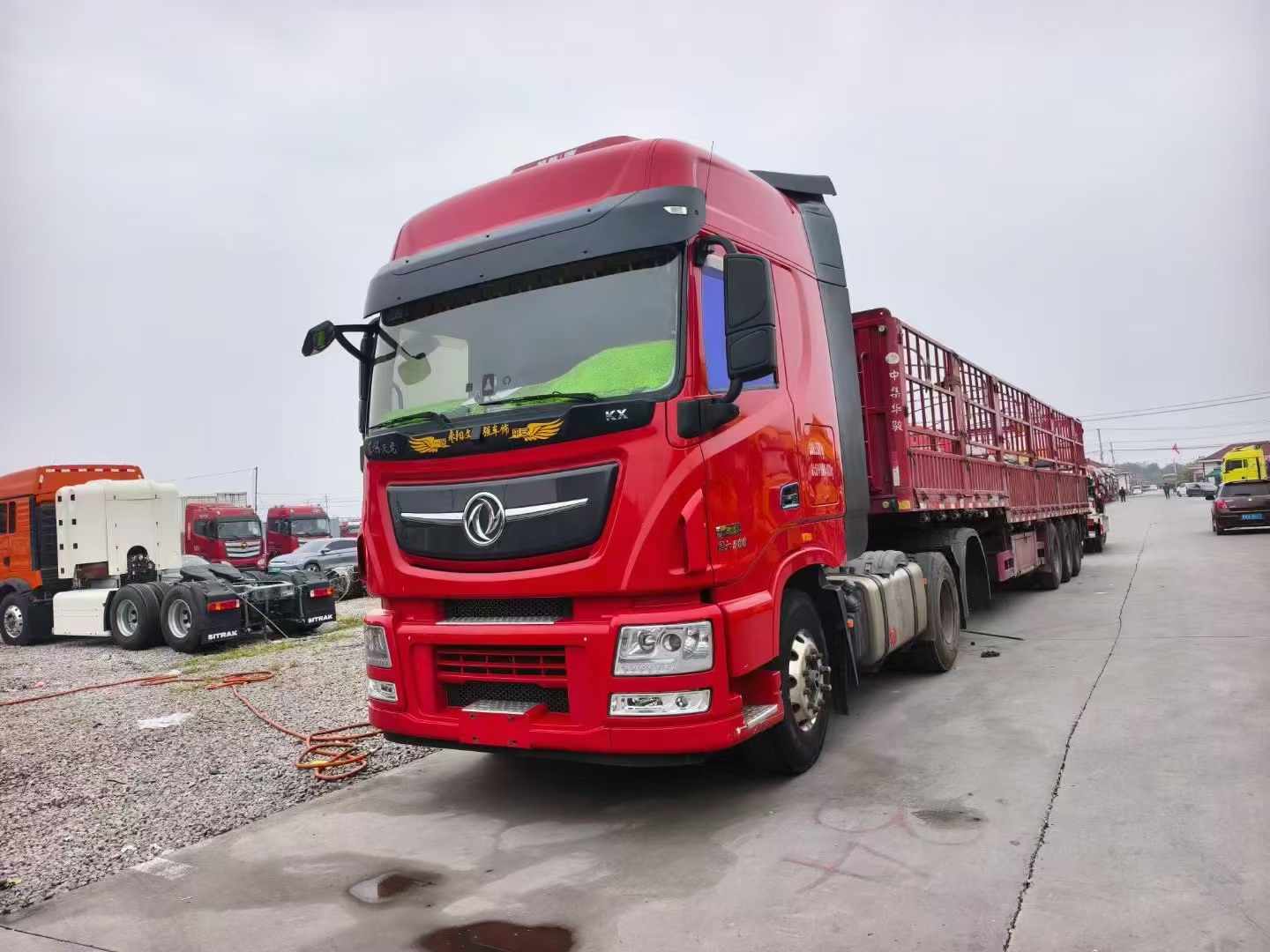 二手東風(fēng)天龍牽引車，二手牽引車市場(chǎng)